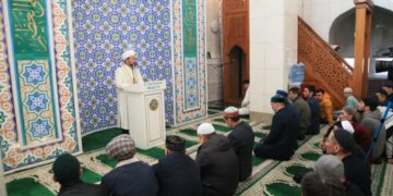 Муфтий встретился с жамагатом мечети «Садуакас кажы Гылмани»