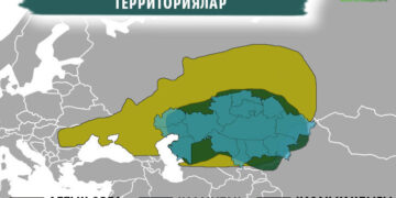 Бұрын-соңды қазаққа қараған территориялар