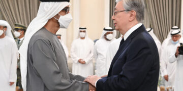 Токаев встретился с вновь назначенным Президентом ОАЭ