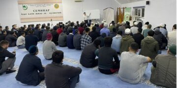 Мешіт жамағатымен өткен жиын