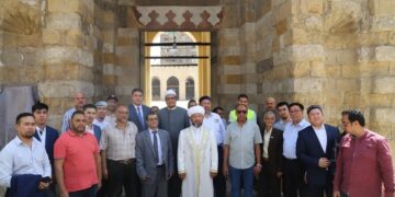 Муфтий посетил мечеть султана Бейбарса в Каире