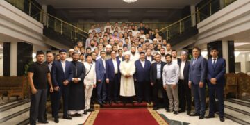 Муфтий встретился с казахстанскими студентами, обучающимися в Египте