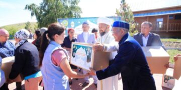 В мечети «Кунанбай Кажы» прошла благотворительная акция