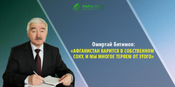 Омиртай Битимов: Афганистан варится в собственном соку, и мы многое теряем от этого