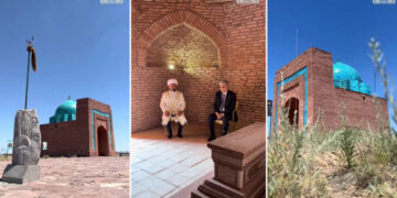 Муфтий прочитал Коран в комплексе «Жошы хана»