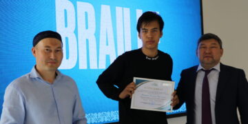 Брайль әліппесімен сауат ашу курсы өтті