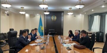 Ержан Нүкежанов шетелдік меймандармен жүздесті