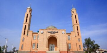 Ерікті жандардың көмегімен салынып жатқан мешіт жақында ашылады