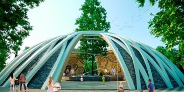 Діндер лидерлерінің VII съезі қарсаңында жаңа саябақтың құрылысы басталды