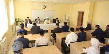 Муфтий прочитал лекцию для студентов медресе-колледжа «Астана»