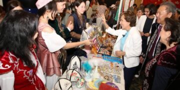 Казахскую юрту установили в Иордании