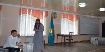 Сотталғандарда дін тақырыбында қойылым көрсетілді