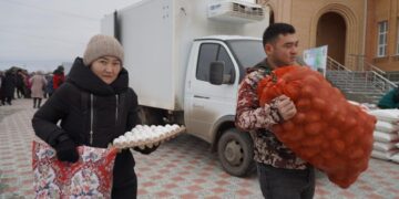 Әулиекөлде зардап шеккендерге көмек көрсетілді