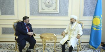 Бас мүфти АҚШ елшілігінің бірқатар қызметкерлерін қабылдады