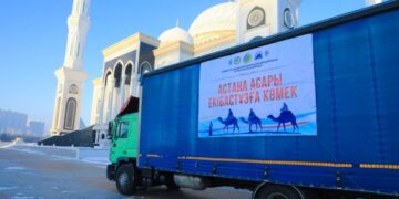 Екібастұз қаласына қайырымдылық керуені жол тартты