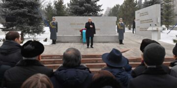 Президент принял участие в открытии мемориала «Тағзым»