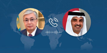 Токаев поздравил Эмира Катара с великолепной организацией чемпионата мира по футболу