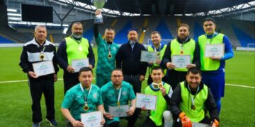 Дін қызметкерлері арасында шағын футболдан турнир өтті