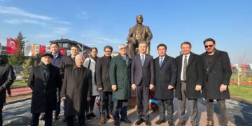 В Анкаре состоялось открытие памятника и парка Ахмета Байтурсынова