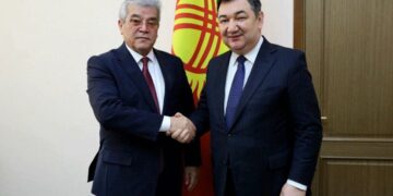 Дархан Кыдырали встретился с Госсекретарем Кыргызской Республики