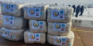 Казахстан доставил 50 тонн гумпомощи в Сирию