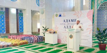 Елорда мешітінің тазалықшыларына құрмет көрсетілді