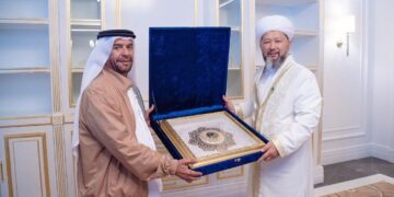 Шейх ОАЭ: Меня впечатлило посещение главной мечети Астаны