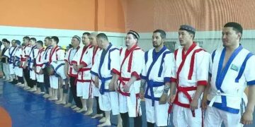 В Шахтинске прошел турнир по қазақ күресі «Имамдар барысы»