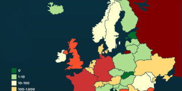 Количество мечетей в разных странах Европы