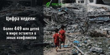 Цифра недели: Более 449 млн детей в мире остаются в зонах конфликтов