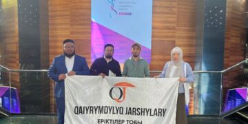 «Qaiyrymdylyq jarshylary» еріктілер тобы халықаралық форумға қатысып жатыр
