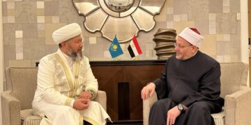 Наурызбай қажы Тағанұлы Мысыр мүфтиімен кездесті