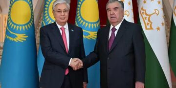 Касым-Жомарт Токаев провел переговоры с Президентом Таджикистана