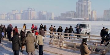 Астанада мұзды суға шомылу орындары белгіленді