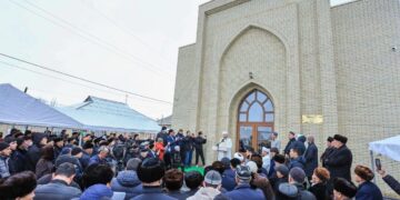 В Туркестане открыли новую мечеть
