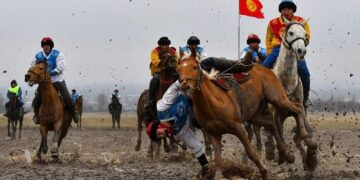 Кыргызский кок-бору включен в программу Игр кочевников в Астане
