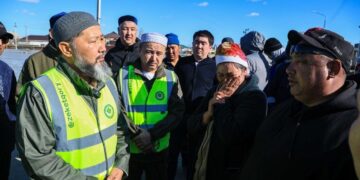 Муфтий встретился с жителями города Кульсары