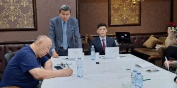 Зейнеткерлер жазушы Абай Аймағамбетпен кездесті