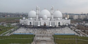 Чем примечательна новая большая мечеть Шымкента (ФОТО)