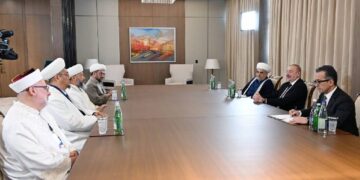 Муфтий встретился с президентом Азербайджана
