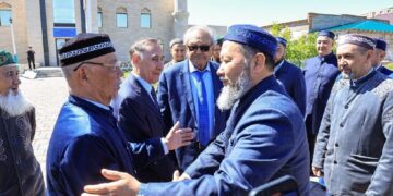 Муфтий посетил мечеть в Аркалыке