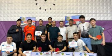 «Мұнара» газеті үстел теннисінен жарыс өткізді