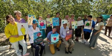 Жалғызбасты зейнеткерлерге арт-терапия