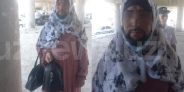 В Ташкенте задержан очередной мужчина в никабе (видео)