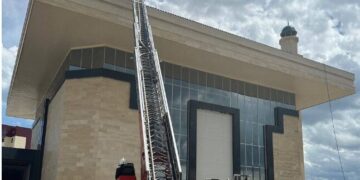 В Усть-Каменогорске своевременно потушили возгорание в строящейся мечети