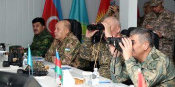 На полигоне «Оймаша» воинские контингенты «ликвидировали» отряды боевиков