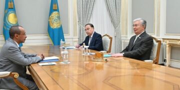 Токаев принял посла ОАЭ в Казахстане
