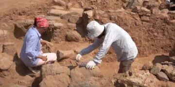 Түркістан облысы: Археологтар көне ғибадатхананы тапты