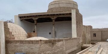 ЮНЕСКО проводит реставрационные работы в мечети «Богбонли» в Хиве