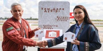 Юбилейную почтовую марку V Всемирных игр кочевников представили в Астане